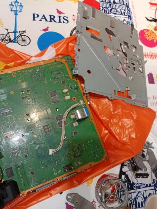 Placa base PS3 con carcasa y fuente