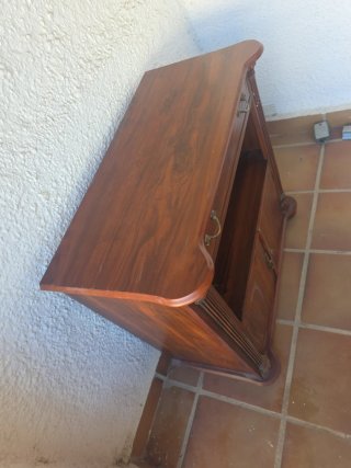 Mueble TV rústico madera