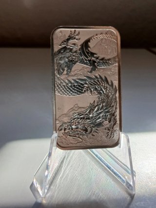 Moneda Plata Dragón 1 Onza