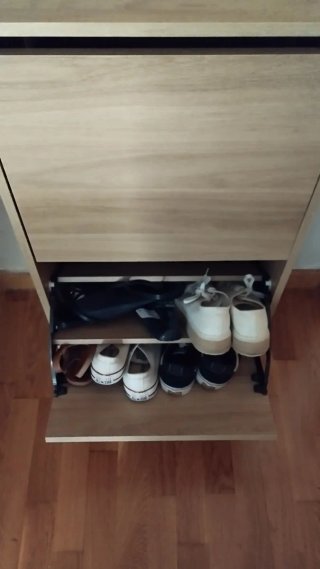 Mueble zapatero de madera