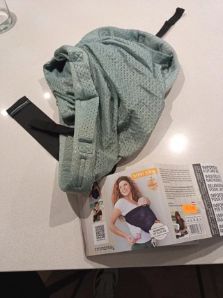 Fular Portabebés Minimonkey Mint Usado dos veces