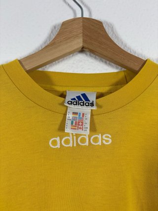 Camiseta Adidas Amarilla y Negra