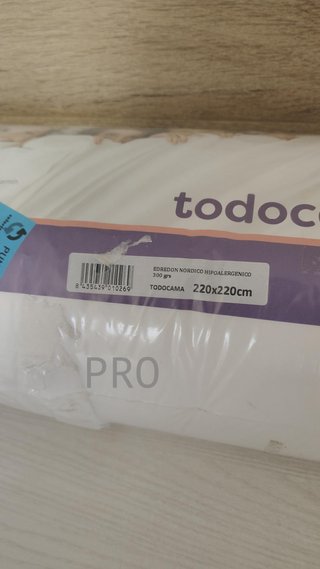 Edredón/Relleno nórdico de Fibra antiácaros