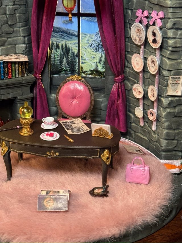 Diorama Despacho Dolores Umbridge Harry Potter