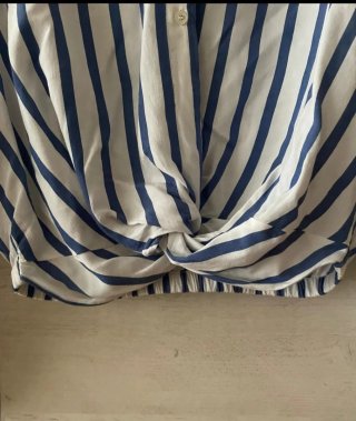 Camisa Scalpers Rayas Azul Blanco