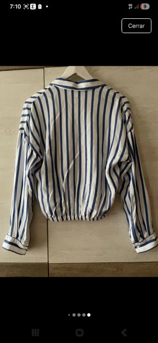 Camisa Scalpers Rayas Azul Blanco