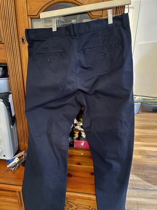 Pantalones Chinos H&M Slim azul marino