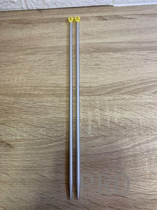 Ferramenta per Maglieria a Punta Singola Prym ALU Grigio Perla 35 cm 6.00 mm, Metallo, 6