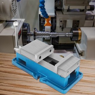 Morsa Super-Lock de 5" para Máquinas NC/CNC, Morsa de Banco de Alta Precisión, Morsa de Sujeción, Morsa CNC, Morsa de Bloqueo, Morsa de Perforación de 125 mm de Ancho CNC 24KN