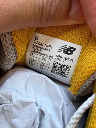 New Balance 204 Grigio Giallo