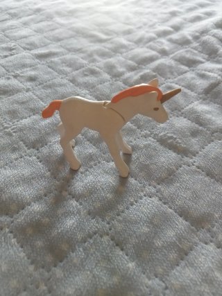 Playmobil Unicorno Bianco e Arancione