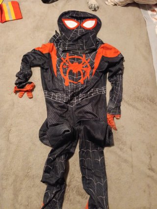Costume Spiderman Nero Taglia M