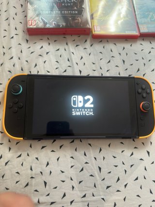 Nintendo Switch 2 con 3 juegos