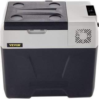 Refrigerador de Coche, Refrigerador de Coche de 12 Voltios, Congelador Portátil de Zona Única de 50 L con Ruedas y Asa, -4℉-68℉, Enfriador de Compresor de 12/24V DC y 100-240V AC para Exterior, Ca...