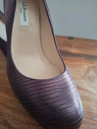 Zapatos L.K. Bennett London Tacon Morado