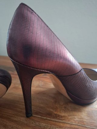 Zapatos L.K. Bennett London Tacon Morado