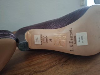 Zapatos L.K. Bennett London Tacon Morado