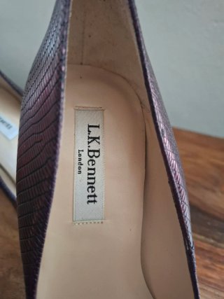 Zapatos L.K. Bennett London Tacon Morado