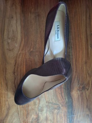 Zapatos L.K. Bennett London Tacon Morado