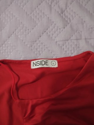 Top INSIDE rojo talla L
