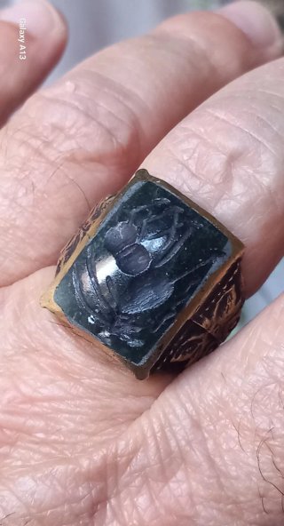 Anello sigillo afghano antico