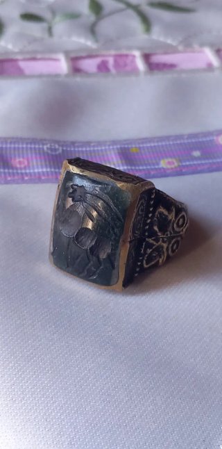 Anello sigillo afghano antico