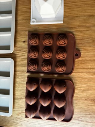Set 5 stampi per candele e wax melts