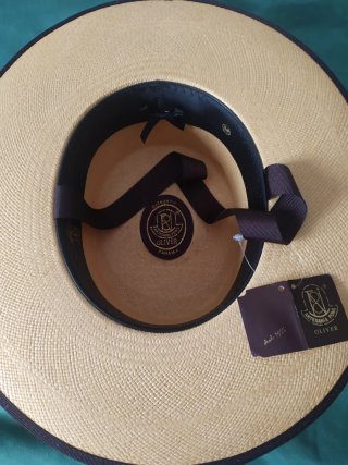 Sombrero Panama Oliver Camel Marrón