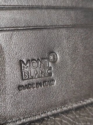 Portacarte Montblanc Pelle Nera