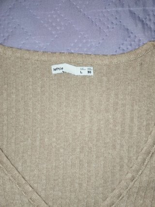 Cárdigan Lefties beige talla L