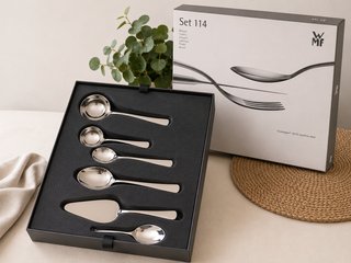 WMF Set 114 Cubertería 114 Piezas Acero Inoxidable