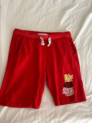 Pantaloncini rossi bimbo 10 anni