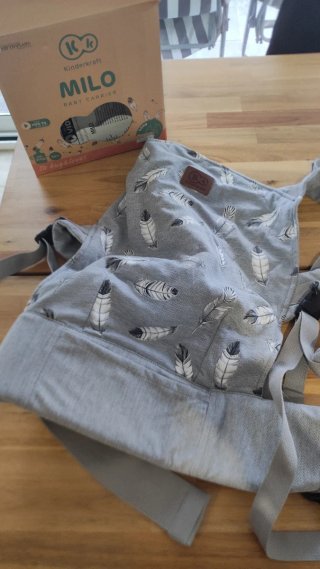 Zaino per bambini Kinderkraft MILO Grigio Piume