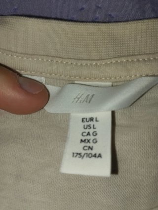 Camiseta Beige H&M