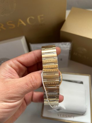 Orologio Versace Dorato e Nero