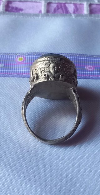 Anello sigillo afghano antico mm 19,1
