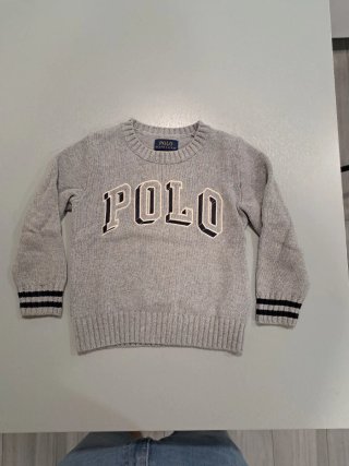 Polo Ralph Lauren Jersey Taglia 4 Grigio