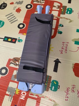 Cuna de viaje Kindercraft gris