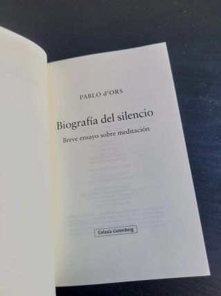 Biografía del silencio