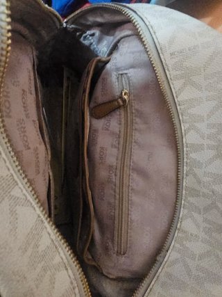 Zaino Michael Kors Bianco e Marrone