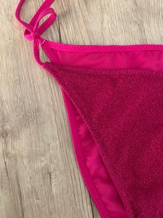 Slip bikini fucsia brillantini Calzedonia M