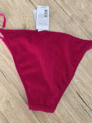 Slip bikini fucsia brillantini Calzedonia M