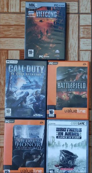 Lote 5 juegos shooter clásicos PC