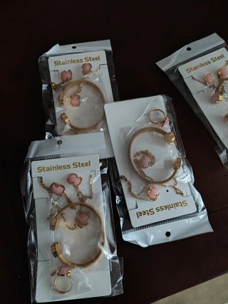 Conjunto de Joyería Stainless Steel nuevo estrenar