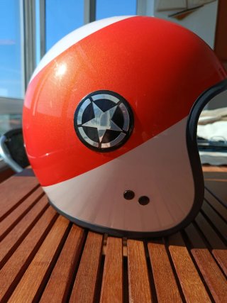 Casco Moto Estilo Bola 13 billar