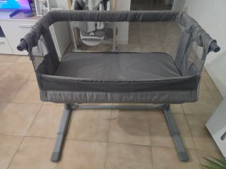 Cuna colecho Bebeconfort gris