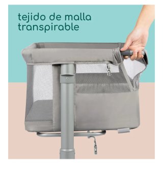 Cuna colecho Bebeconfort gris