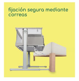 Cuna colecho Bebeconfort gris