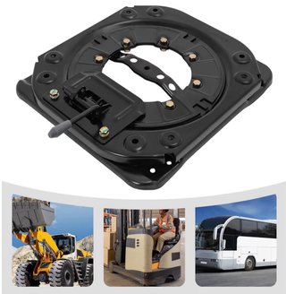 Base giratoria asiento 360° acero 130 kg