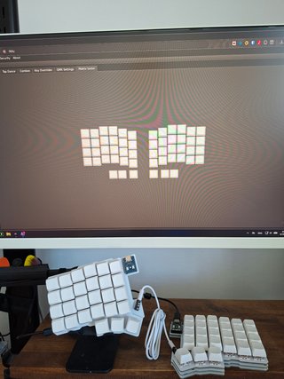 Teclado Ergonómico Dividido Separado - completo